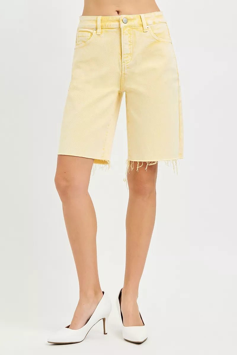 RISEN Slouchy Bermuda Shorts - Bitsy Gypsy Boutique