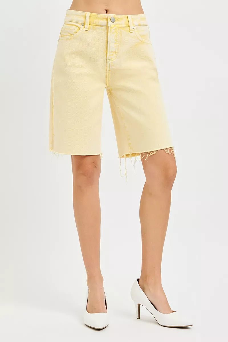 RISEN Slouchy Bermuda Shorts - Bitsy Gypsy Boutique