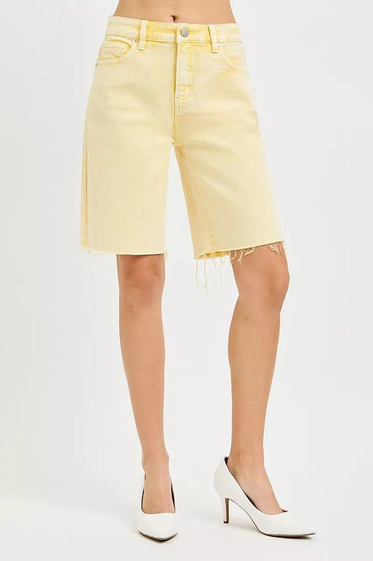 RISEN Slouchy Bermuda Shorts - Bitsy Gypsy Boutique