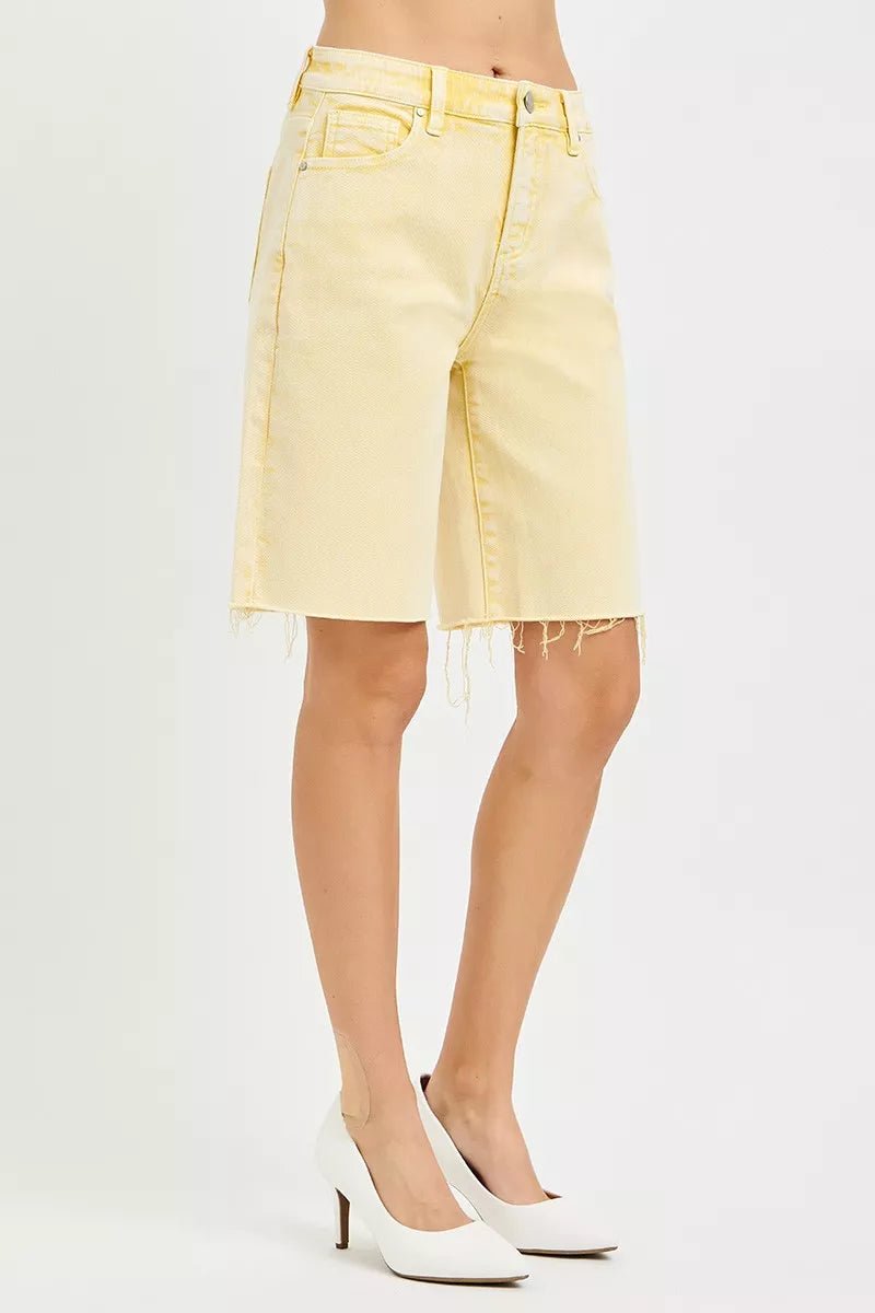 RISEN Slouchy Bermuda Shorts - Bitsy Gypsy Boutique