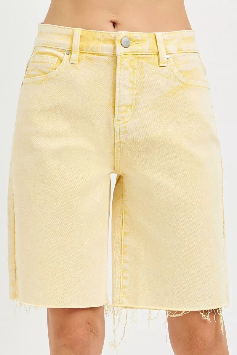 RISEN Slouchy Bermuda Shorts - Bitsy Gypsy Boutique