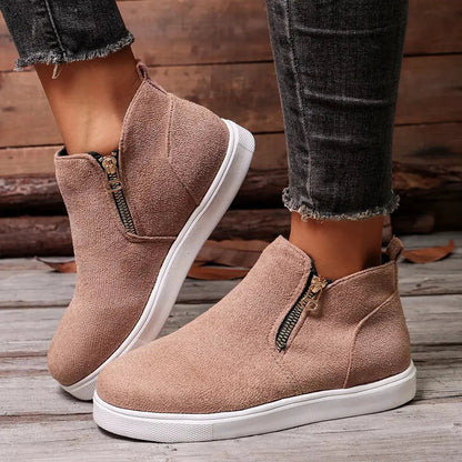 Round Toe Ankle Boots - Bitsy Gypsy Boutique