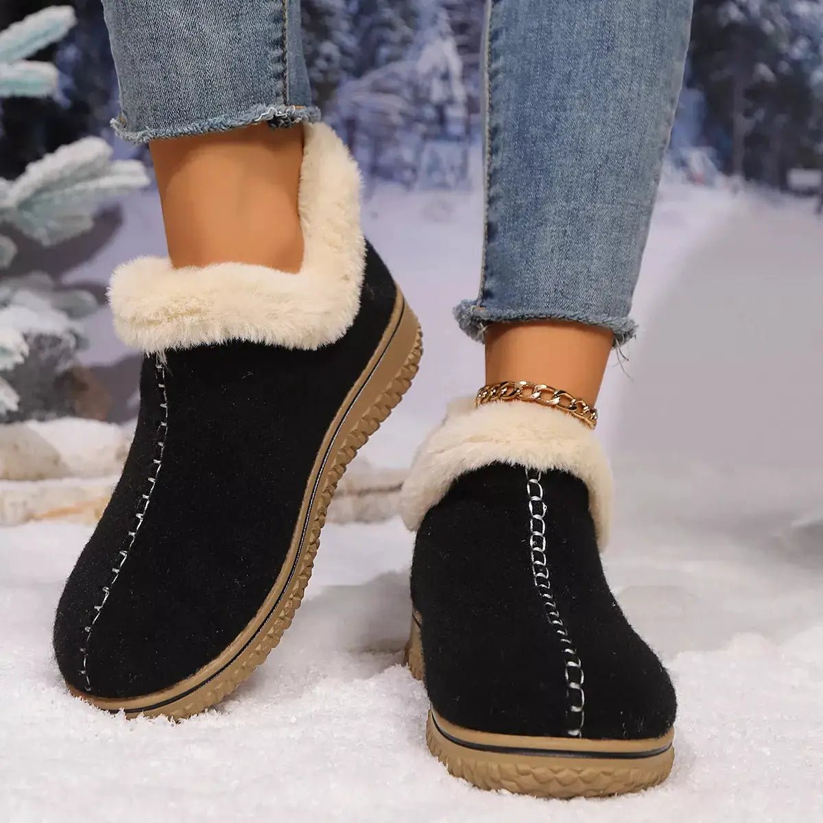 Round Toe Ankle Boots - Bitsy Gypsy Boutique