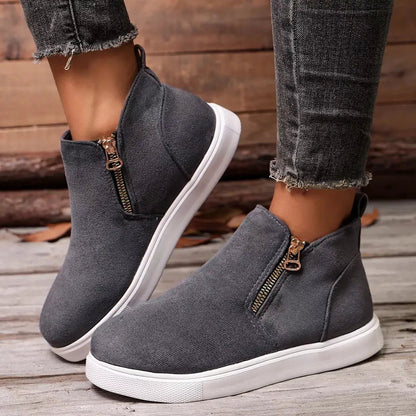 Round Toe Ankle Boots - Bitsy Gypsy Boutique