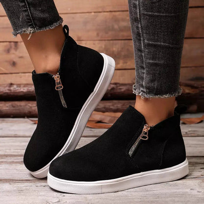 Round Toe Ankle Boots - Bitsy Gypsy Boutique