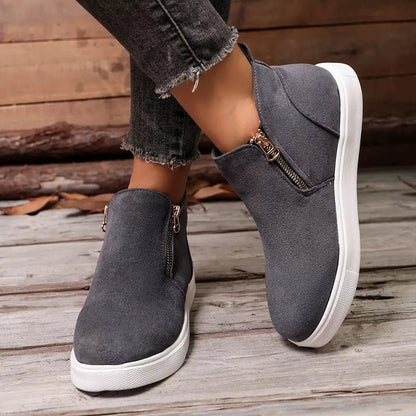 Round Toe Ankle Boots - Bitsy Gypsy Boutique