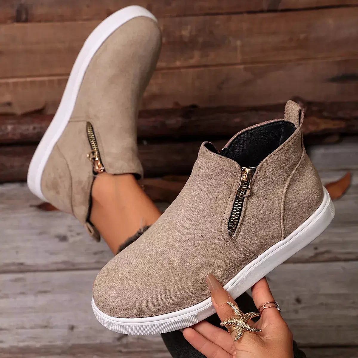 Round Toe Ankle Boots - Bitsy Gypsy Boutique
