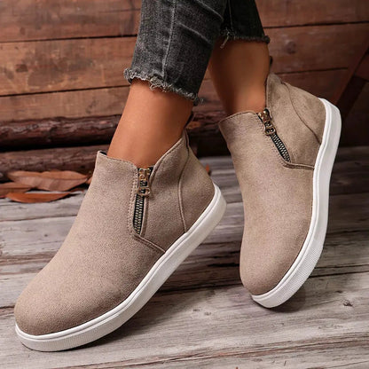 Round Toe Ankle Boots - Bitsy Gypsy Boutique