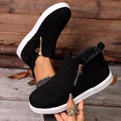 Round Toe Ankle Boots - Bitsy Gypsy Boutique