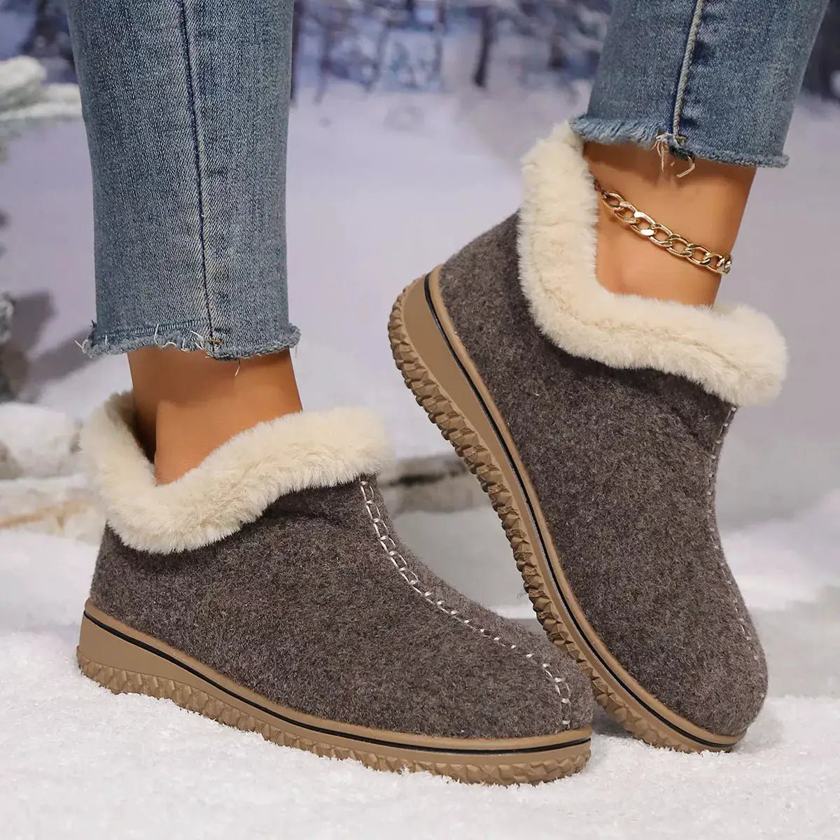 Round Toe Ankle Boots - Bitsy Gypsy Boutique
