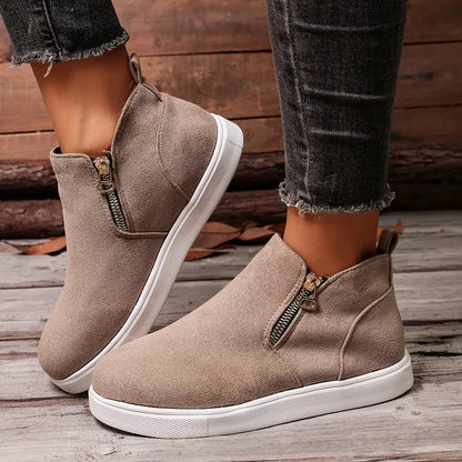Round Toe Ankle Boots - Bitsy Gypsy Boutique