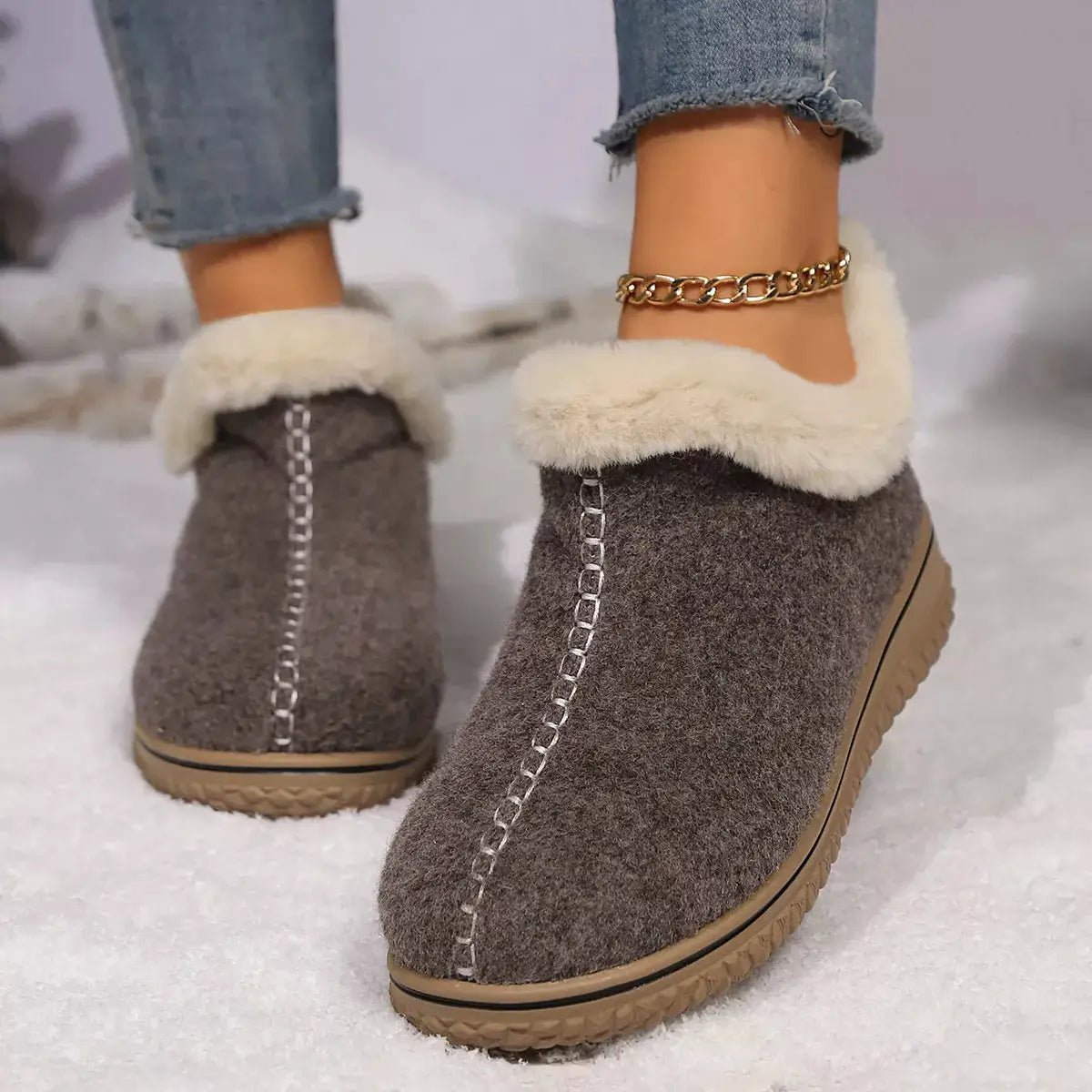 Round Toe Ankle Boots - Bitsy Gypsy Boutique