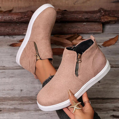 Round Toe Ankle Boots - Bitsy Gypsy Boutique