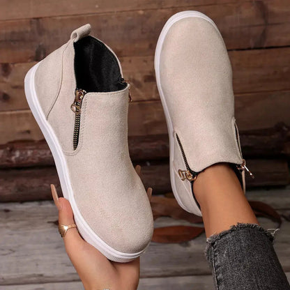 Round Toe Ankle Boots - Bitsy Gypsy Boutique