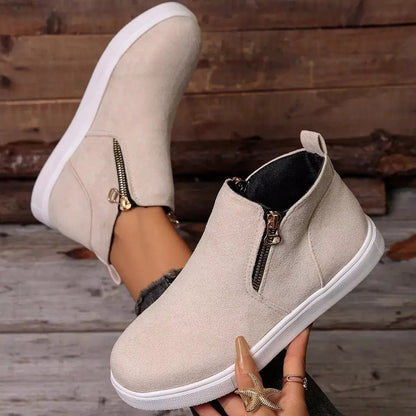 Round Toe Ankle Boots - Bitsy Gypsy Boutique