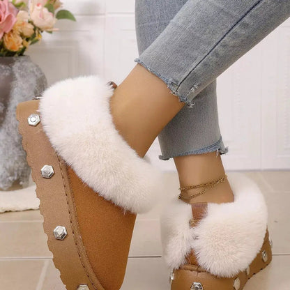 Round Toe Platform Boots - Bitsy Gypsy Boutique