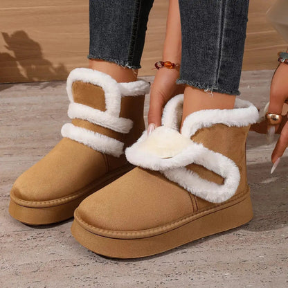 Round Toe Platform Boots - Bitsy Gypsy Boutique