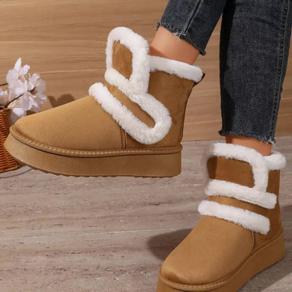 Round Toe Platform Boots - Bitsy Gypsy Boutique
