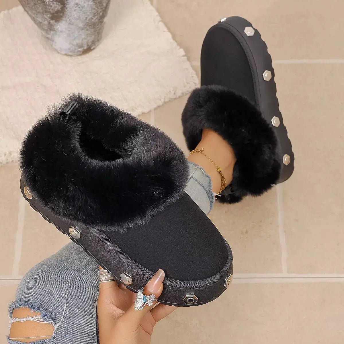 Round Toe Platform Boots - Bitsy Gypsy Boutique