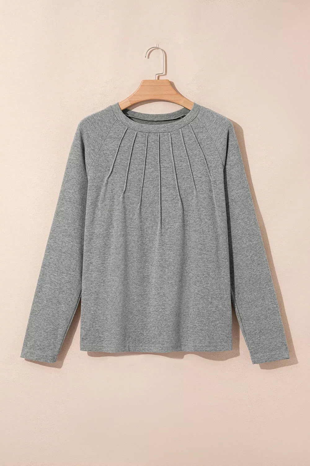 Seam Detail Raglan Long Sleeve Top - Bitsy Gypsy Boutique