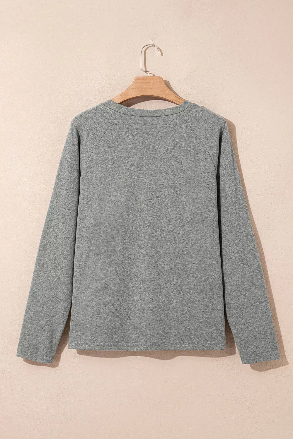 Seam Detail Raglan Long Sleeve Top - Bitsy Gypsy Boutique