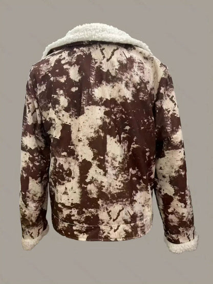 Sherpa-Lined Zip Up Jacket - Bitsy Gypsy Boutique