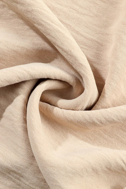 Short Bubble Sleeve Smocked Wide Leg Jumpsuit - Bitsy Gypsy Boutique