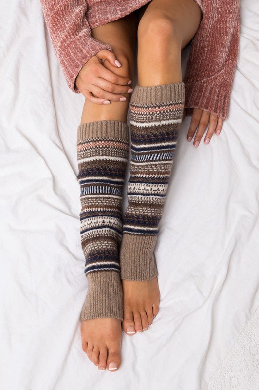 Short Fairisle Legwarmer - Bitsy Gypsy Boutique