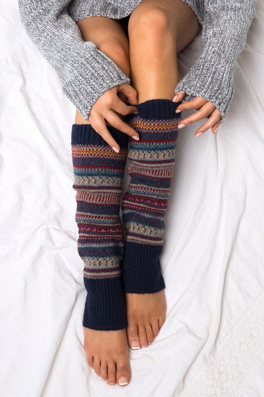 Short Fairisle Legwarmer - Bitsy Gypsy Boutique