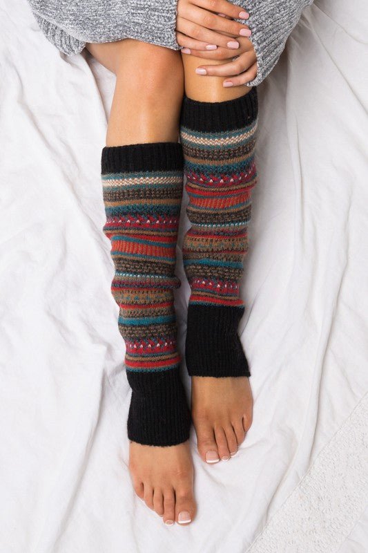 Short Fairisle Legwarmer - Bitsy Gypsy Boutique