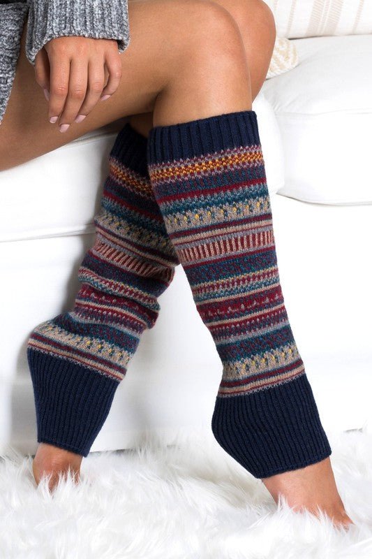 Short Fairisle Legwarmer - Bitsy Gypsy Boutique