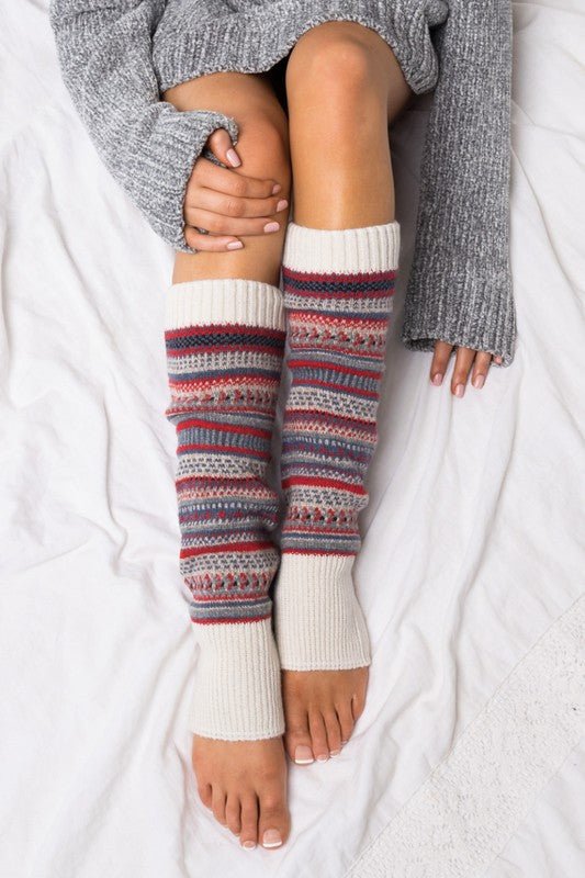 Short Fairisle Legwarmer - Bitsy Gypsy Boutique