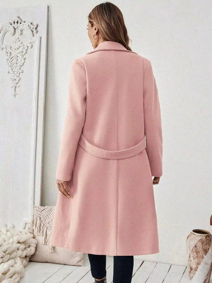 Single-Button Longline Coat - Bitsy Gypsy Boutique