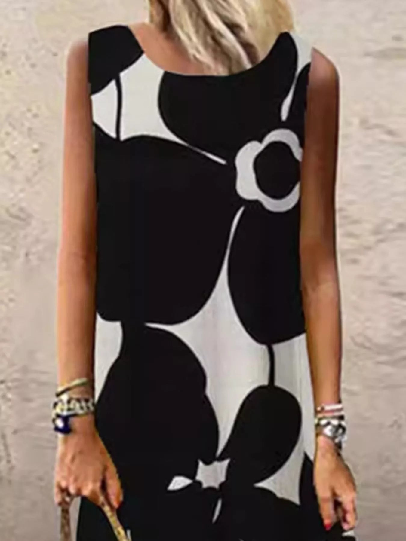 Sleeveless Floral Maxi Dress - Bitsy Gypsy Boutique