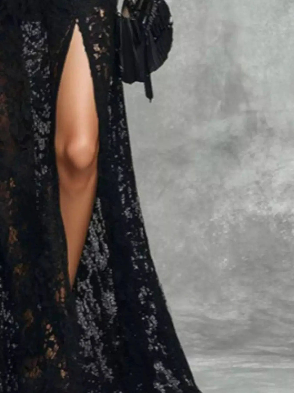 Slit Lace Sleeveless Maxi Dress - Bitsy Gypsy Boutique