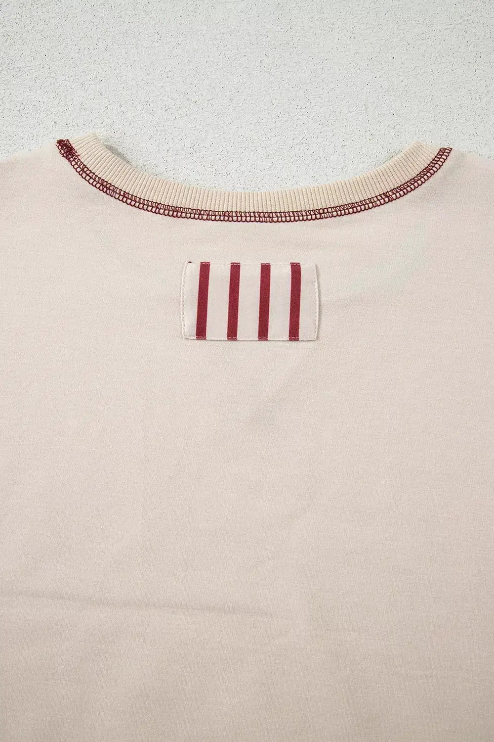 Slit Striped Long Sleeve Sweatshirt - Bitsy Gypsy Boutique