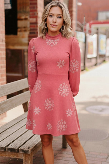 Snowflake Kisses Red Dress - Bitsy Gypsy Boutique