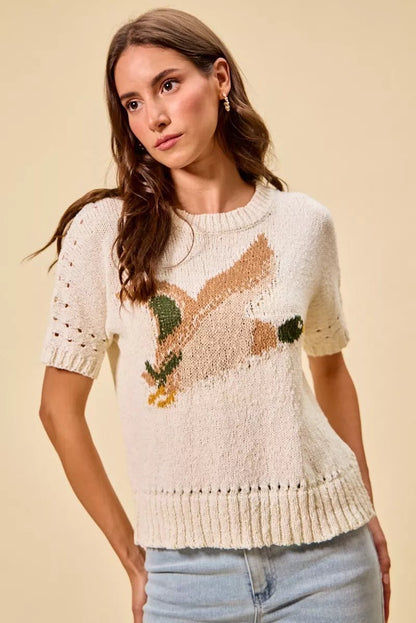 SO ME Flying Duck Sweater Top - Bitsy Gypsy Boutique