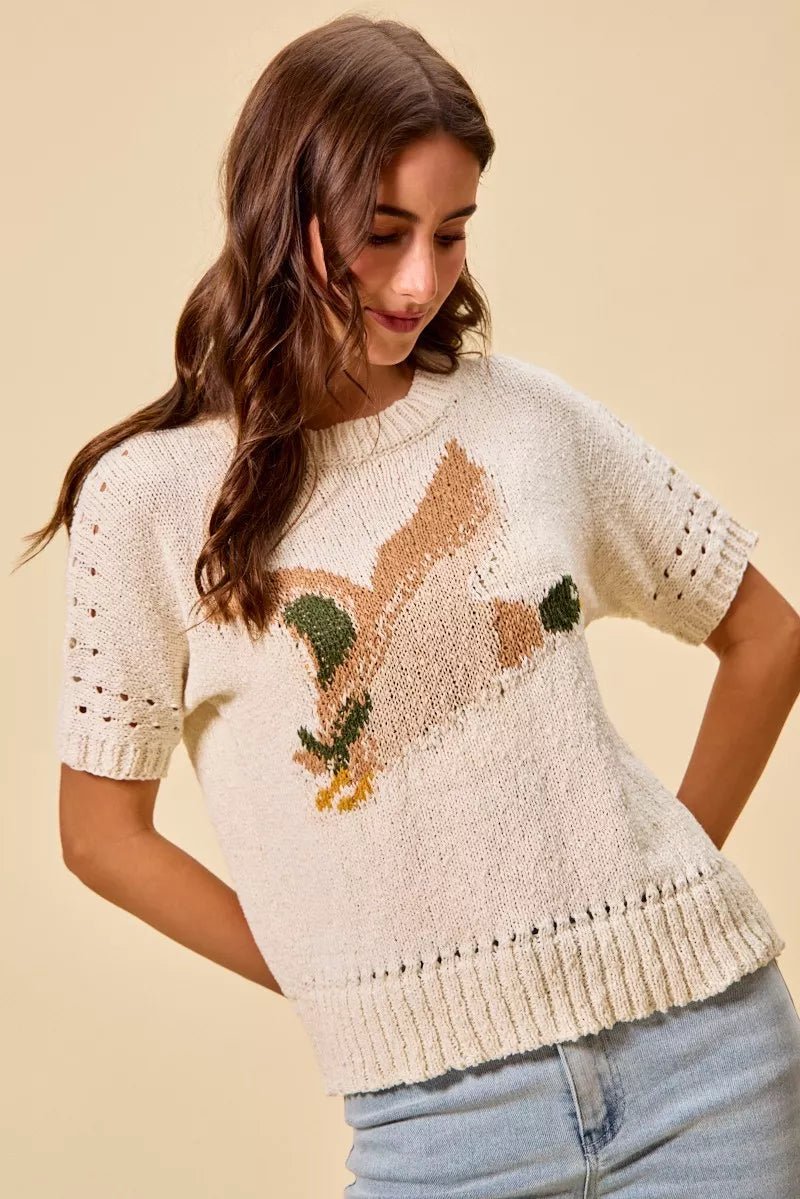 SO ME Flying Duck Sweater Top - Bitsy Gypsy Boutique