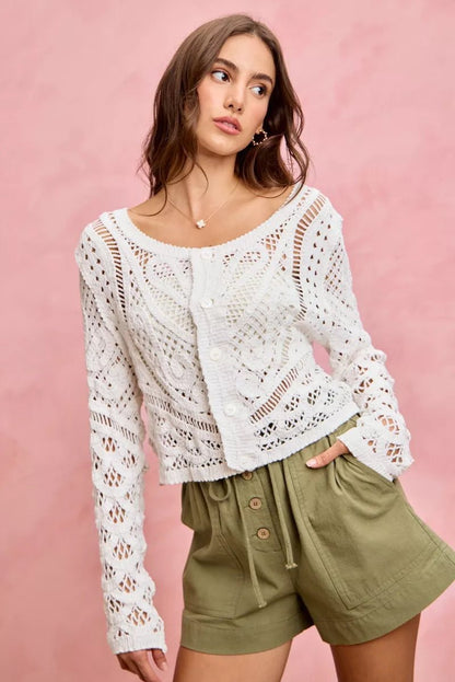 SO ME Paper Bag Patch Pocket Drawstring Twill Shorts - Bitsy Gypsy Boutique