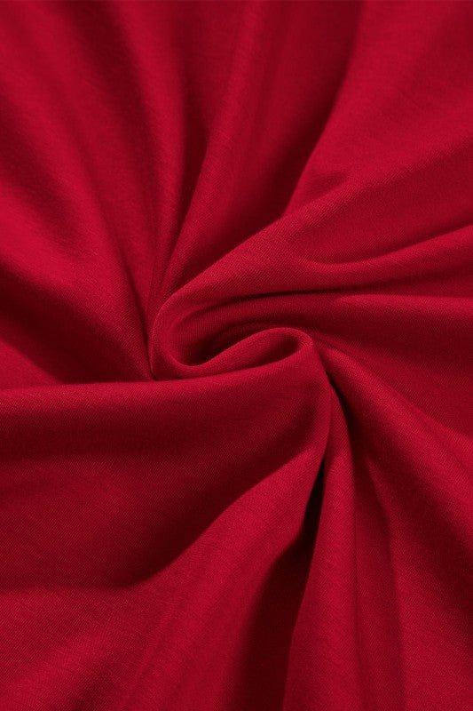 Solid Ruched Long Sleeve Midi Dress - Bitsy Gypsy Boutique