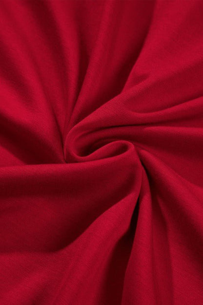 Solid Ruched Long Sleeve Midi Dress - Bitsy Gypsy Boutique