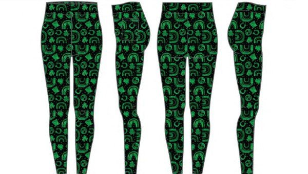 St Patricks Day LUCKY CHARM Leggings - Bitsy Gypsy Boutique