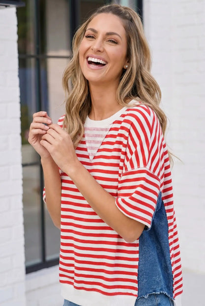 Stars Stripes and So Much Style Top by Haptics