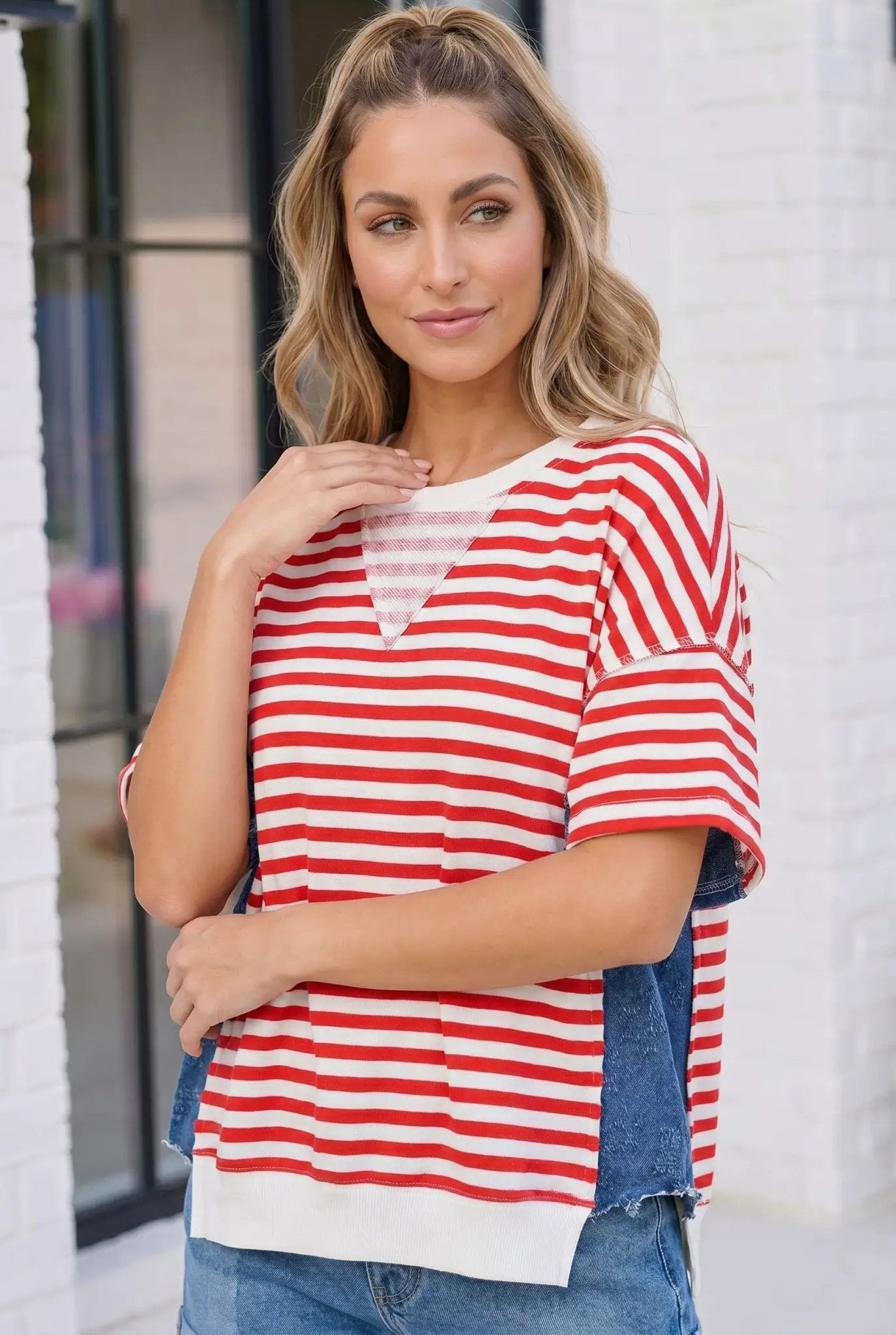 Stars Stripes and So Much Style Top by Haptics