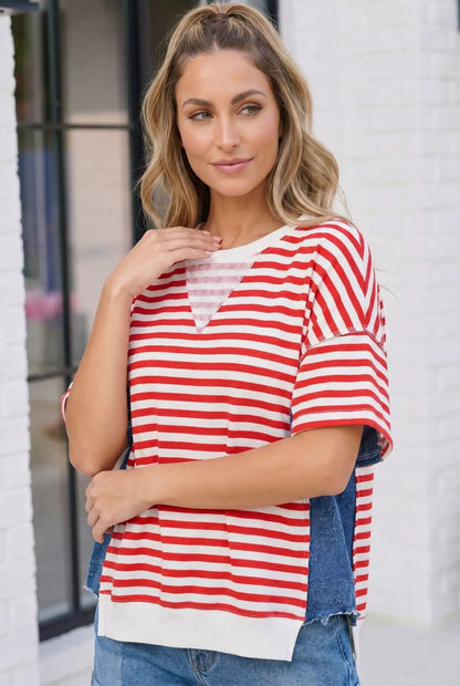 Stars Stripes and So Much Style Top by Haptics