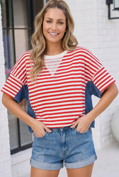 Stars Stripes and So Much Style Top by Haptics