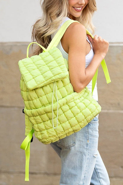 Stevie Quilted Puffer Backpack - Bitsy Gypsy Boutique