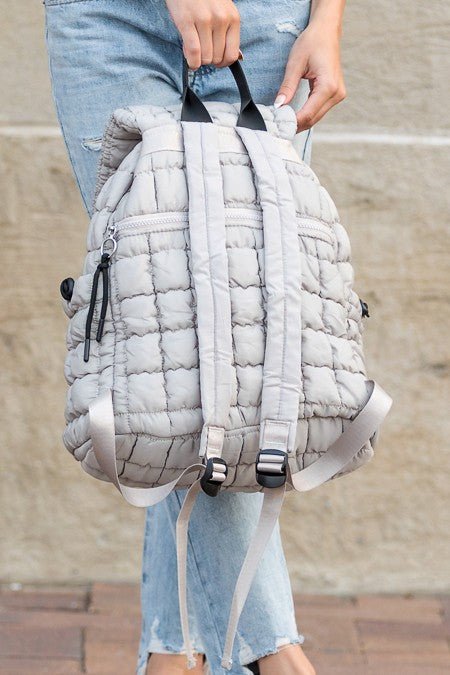 Stevie Quilted Puffer Backpack - Bitsy Gypsy Boutique