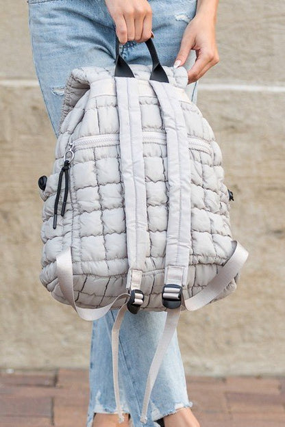 Stevie Quilted Puffer Backpack - Bitsy Gypsy Boutique